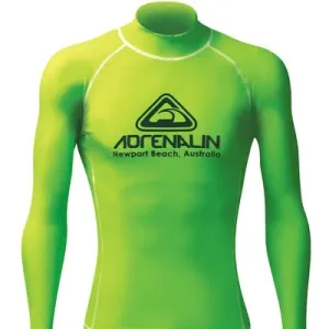 4221367    ~ RASHVEST MENS HI-VIZ LIME