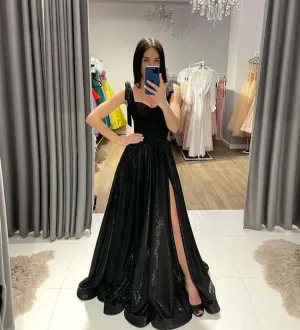 Black Formal Gown Evening Gown Prom Dress    S1737