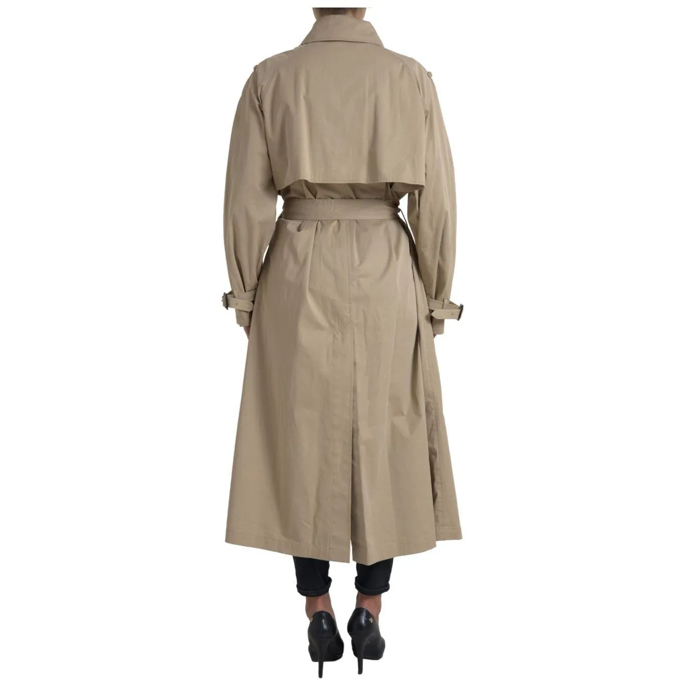 Dolce & Gabbana Elegant Double Breasted Trench Coat