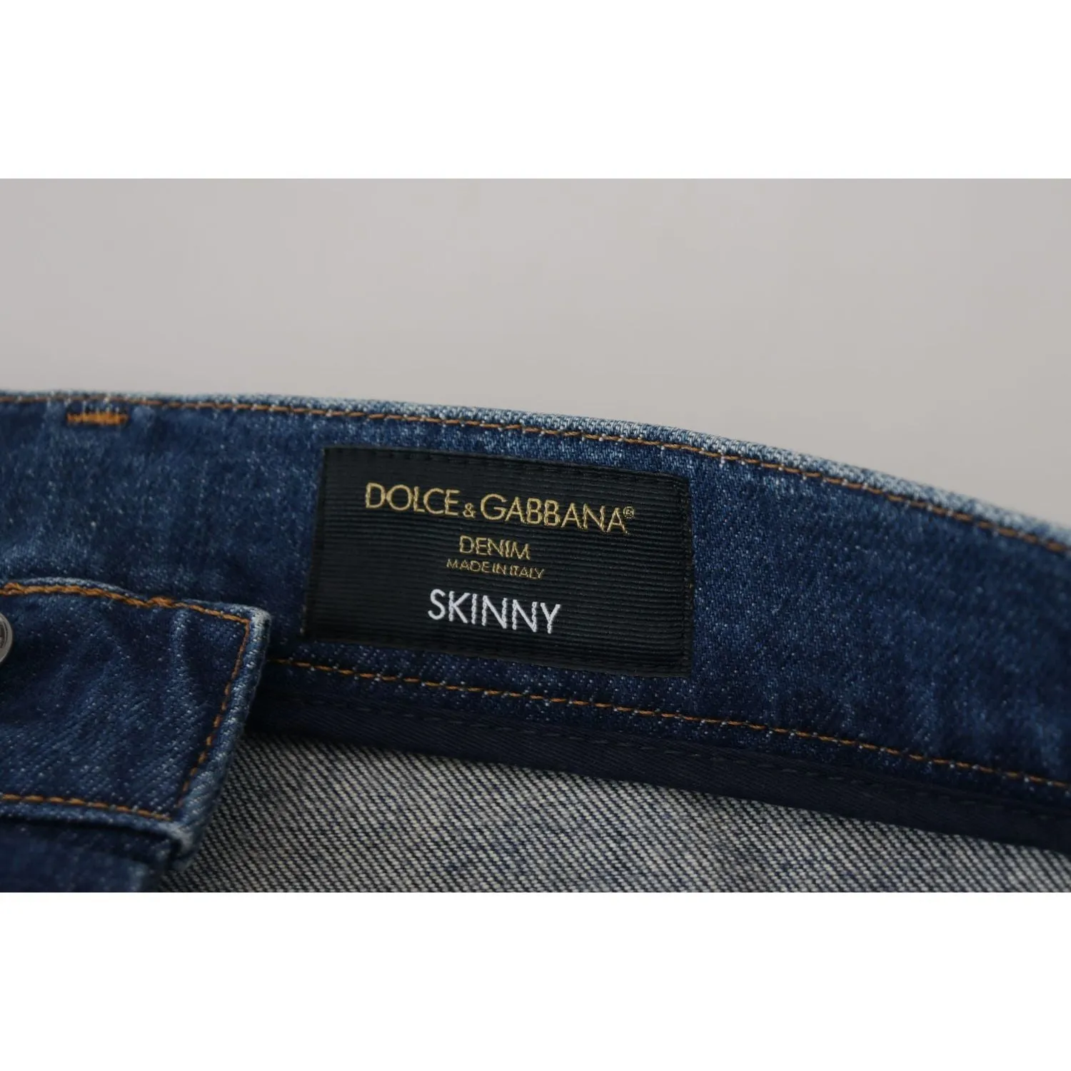 Dolce & Gabbana Elegant Slim Fit Italian Denim Jeans