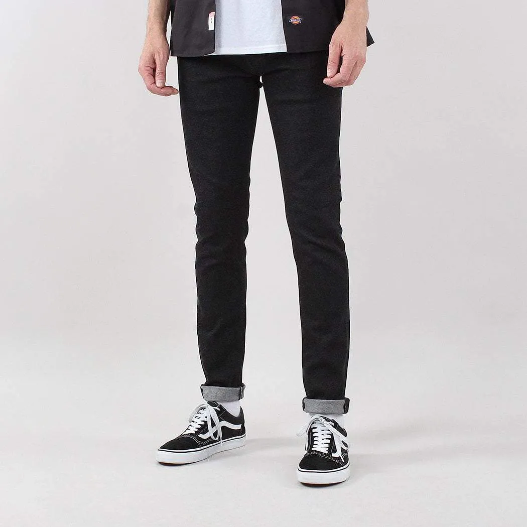 Edwin ED-85 CS Slim Tapered Fit Ayano Black 12oz Denim Jeans