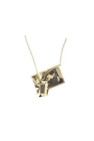 Gold Vacuum Collection Sealed Package Necklace (Small)