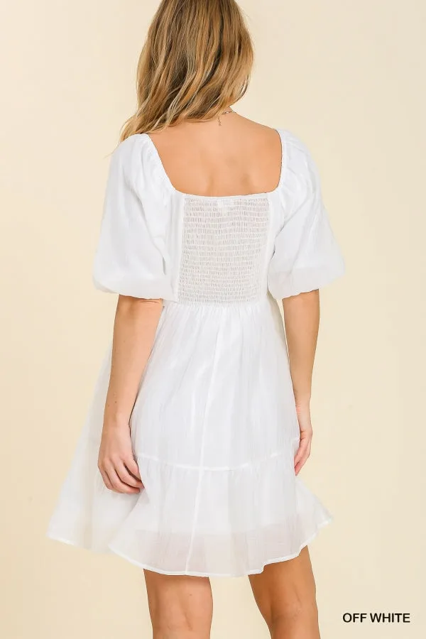 Greta White Dress