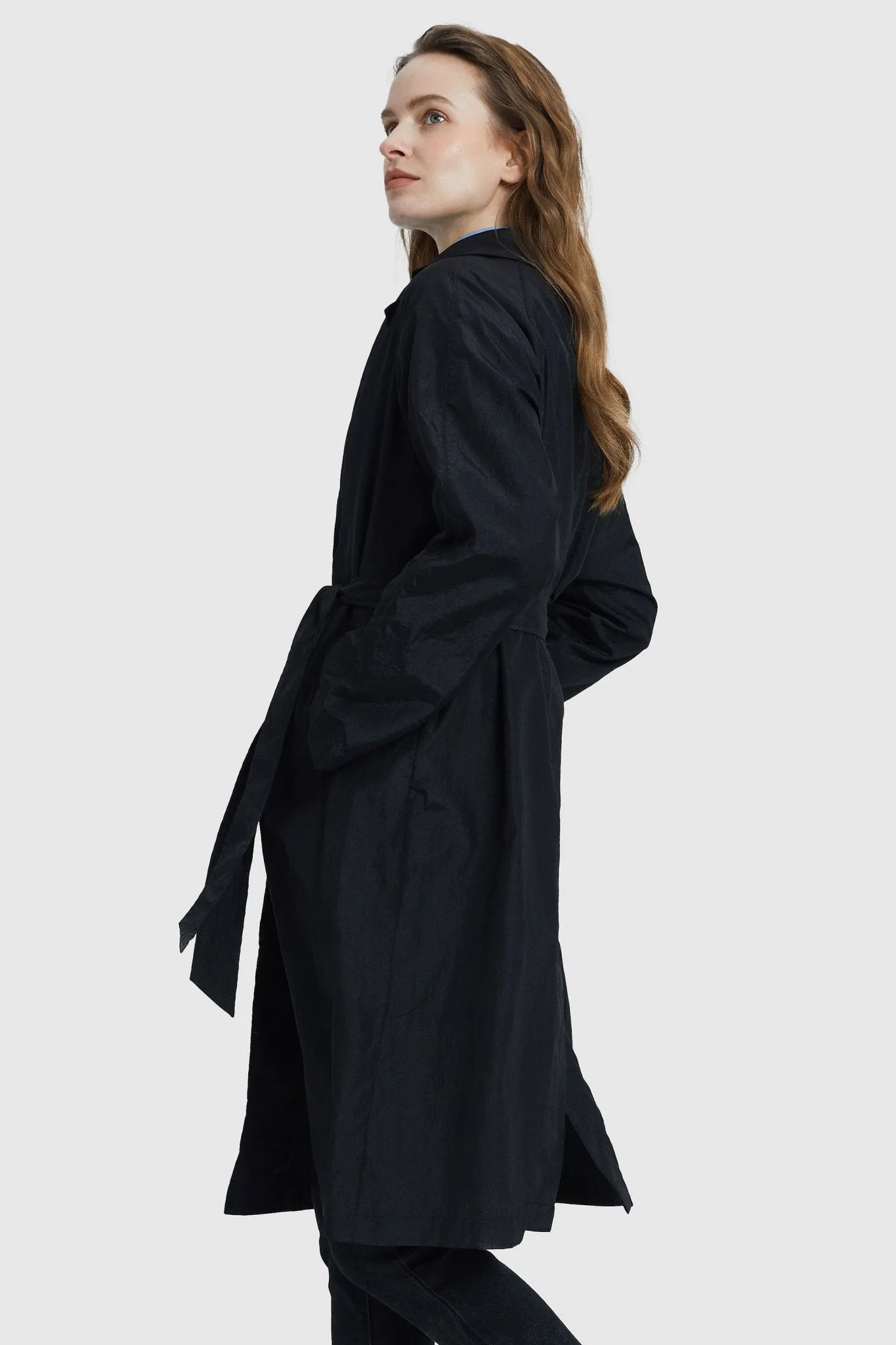 Lightweight Lapel Trench