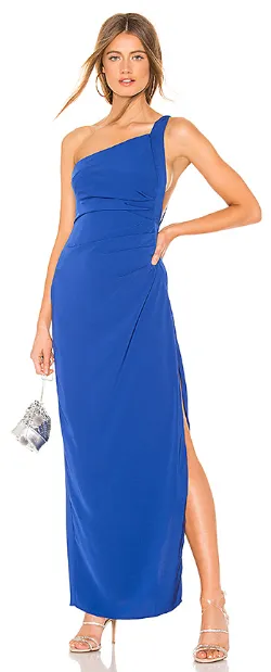 Norah Ruched Maxi Dress