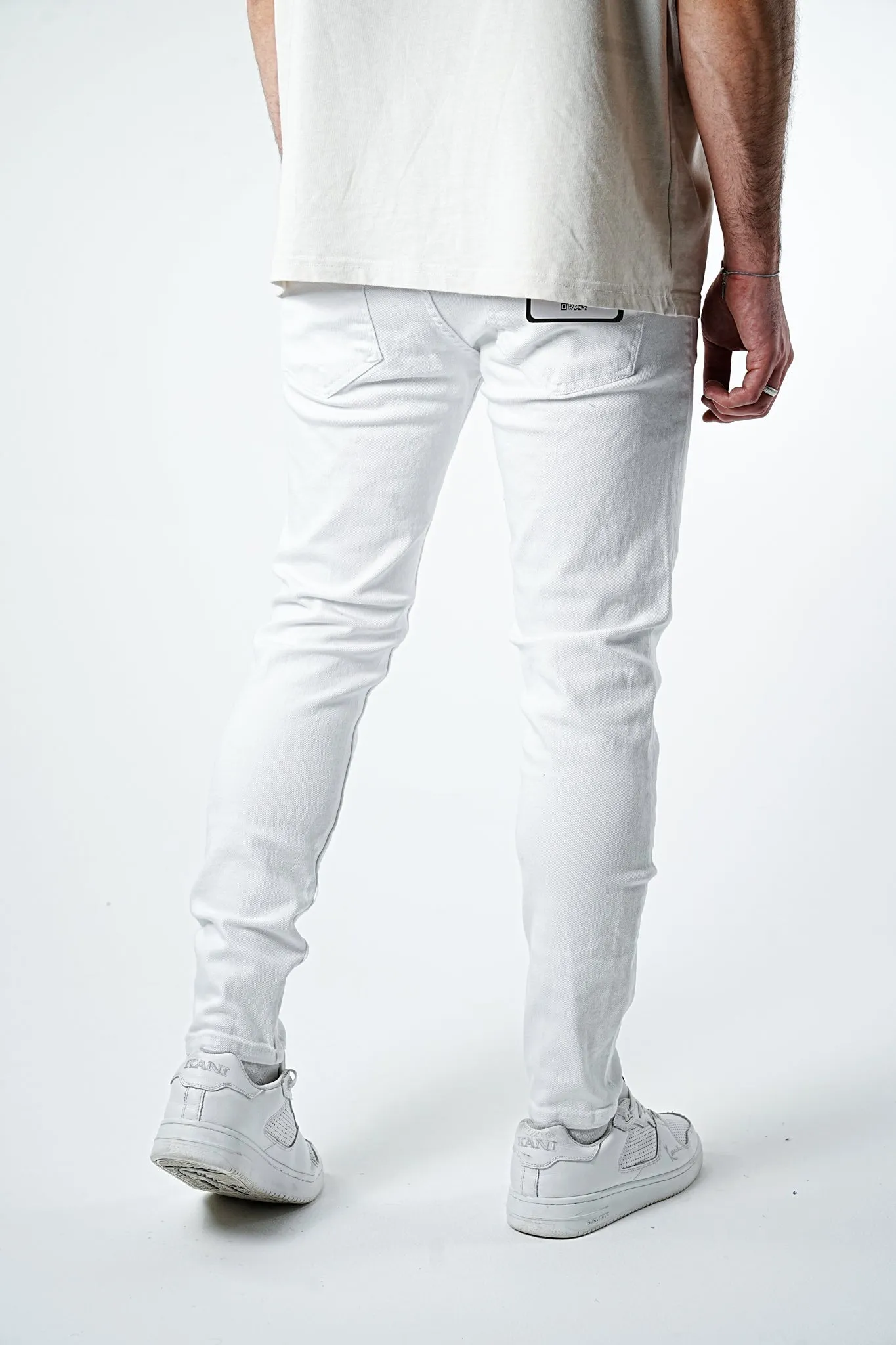 Premium White Slim Fit Jeans