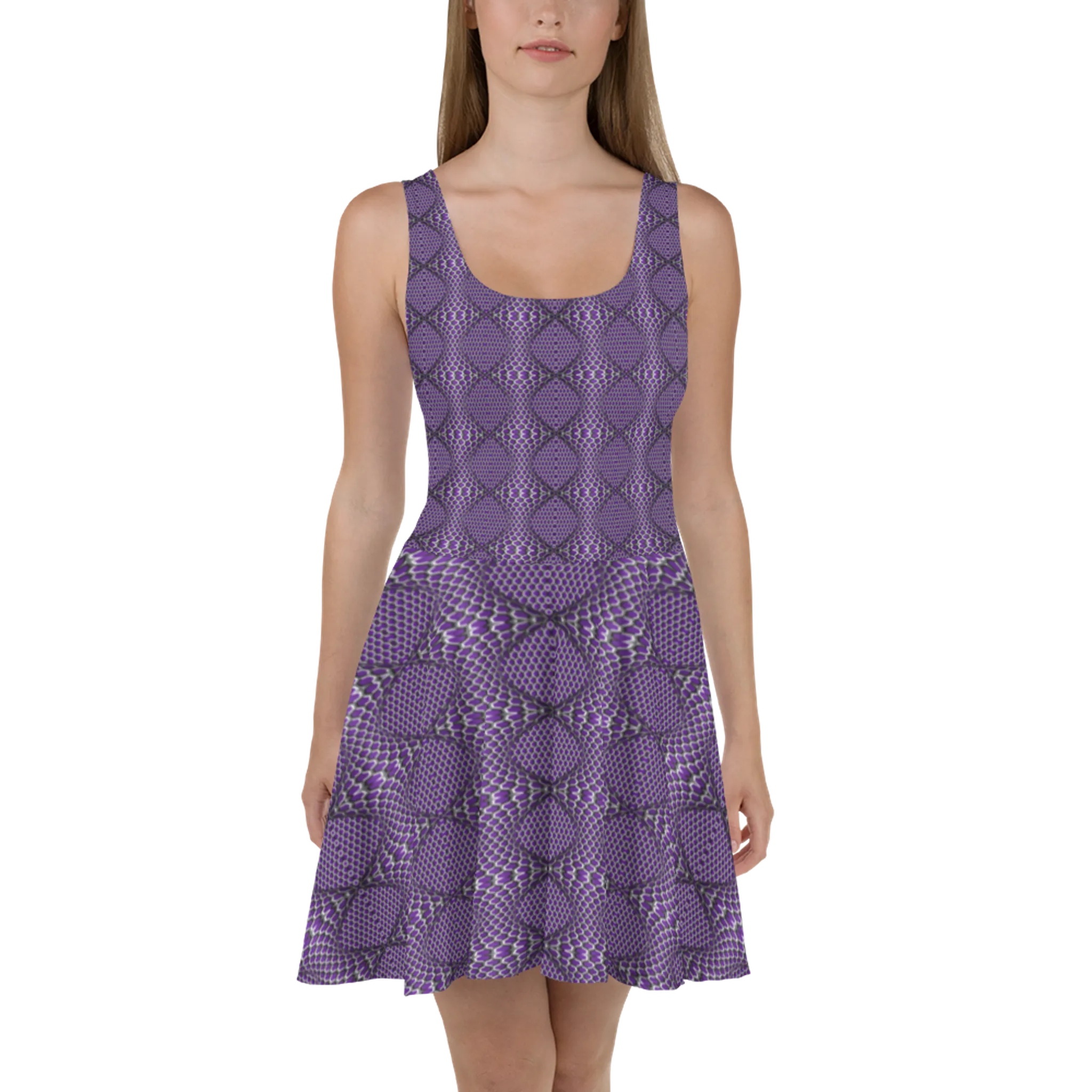 Recursia Illusions Game Skater Dress