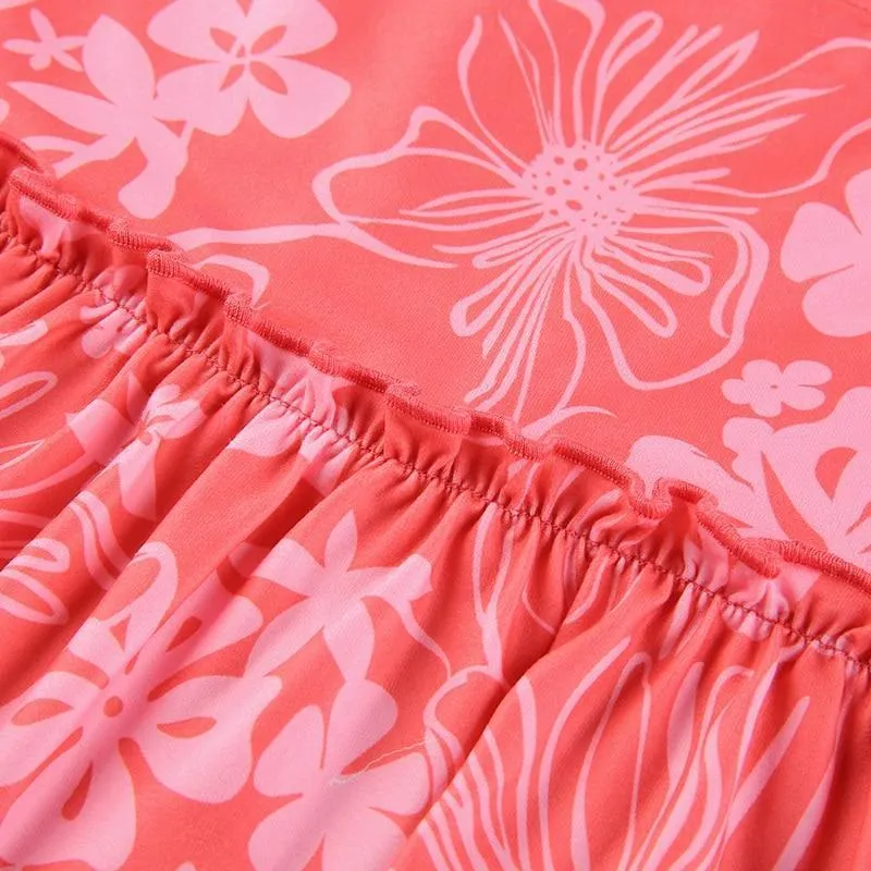 Ruffle Pink Skirt