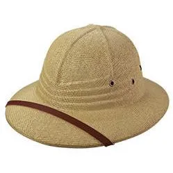 Straw Pith Helmet by Broner