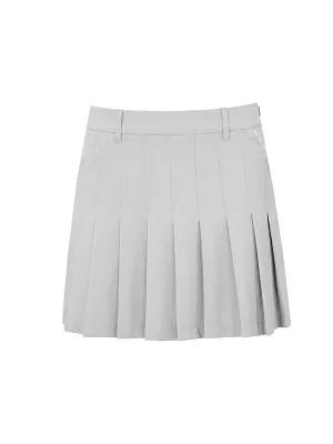 SVG Golf Women's Gray Pleated Anti-Slip Sports Skort