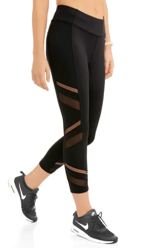 Women's Active Filament Block Capri Performance Legging